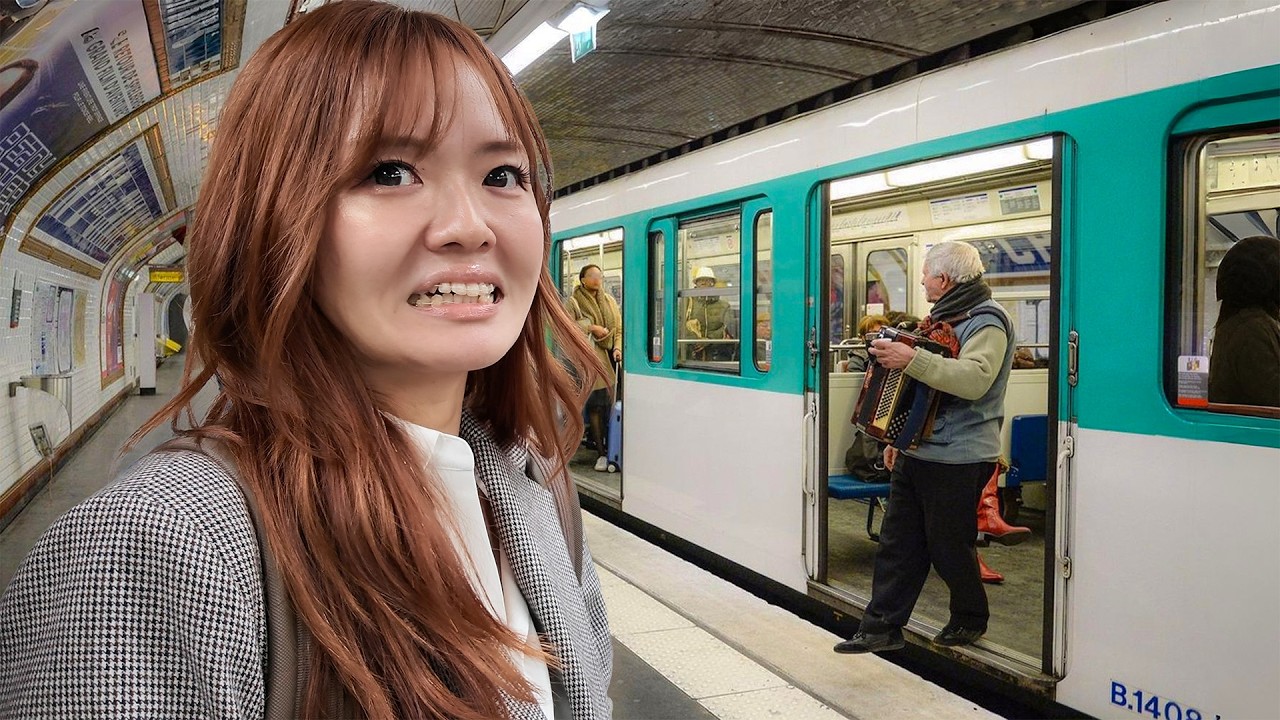 Une Japonaise peut-elle survivre seule à Paris ? 🇫🇷 (choquée par le métro)
