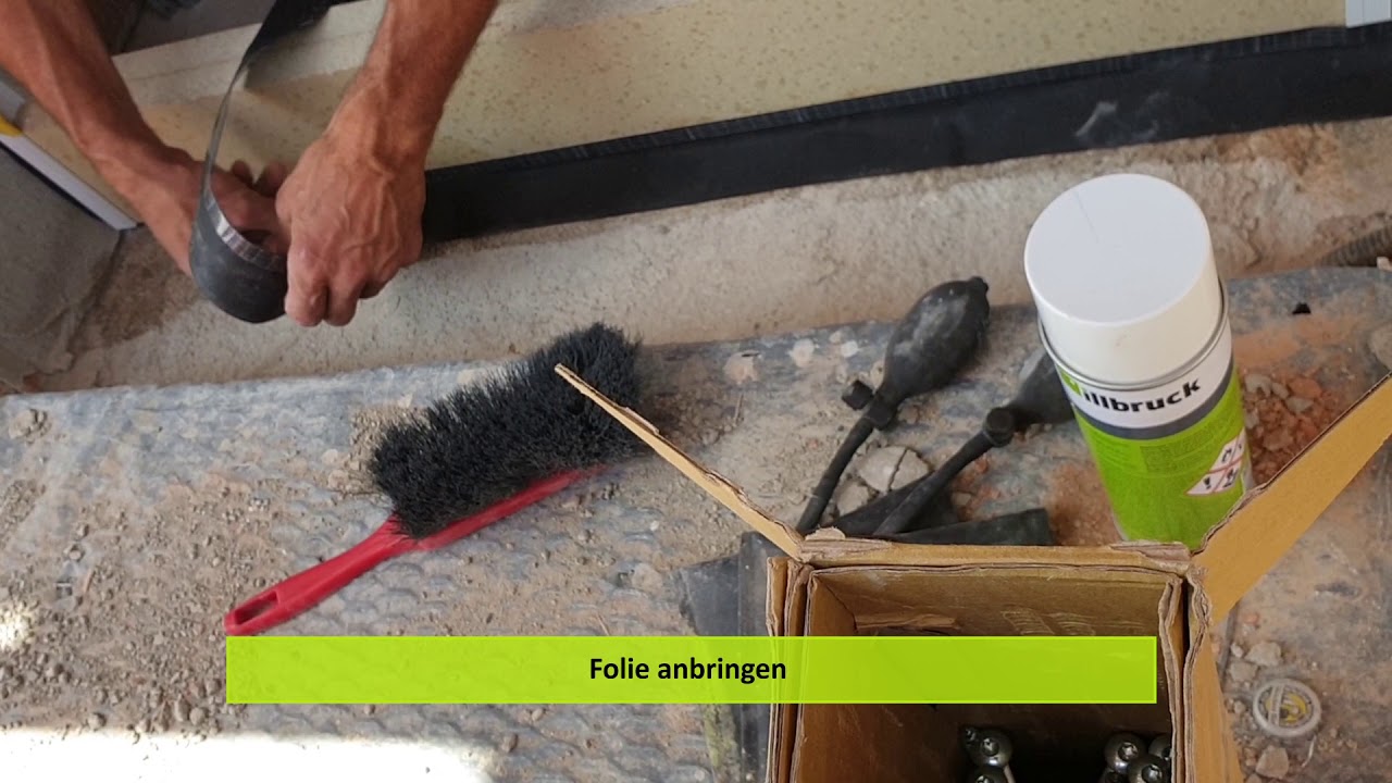 Montagevideo: Einbau der Montagezarge 