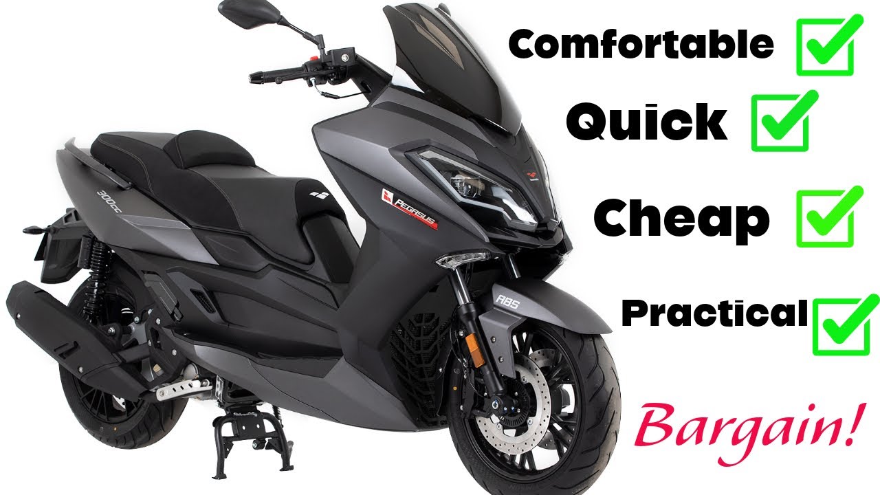 The massive Lexmoto Pegasus 300 Scooter!