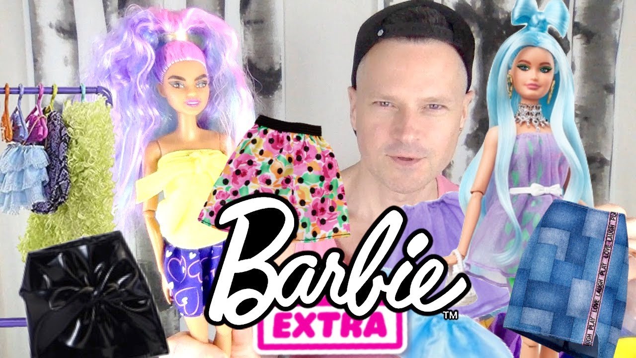 SKIRTING & UNIFORMING: DOUBLE YOUR BARBIE WARDROBE HACK, BARBIE EXTRA DIY DOLL FASHION FUN!