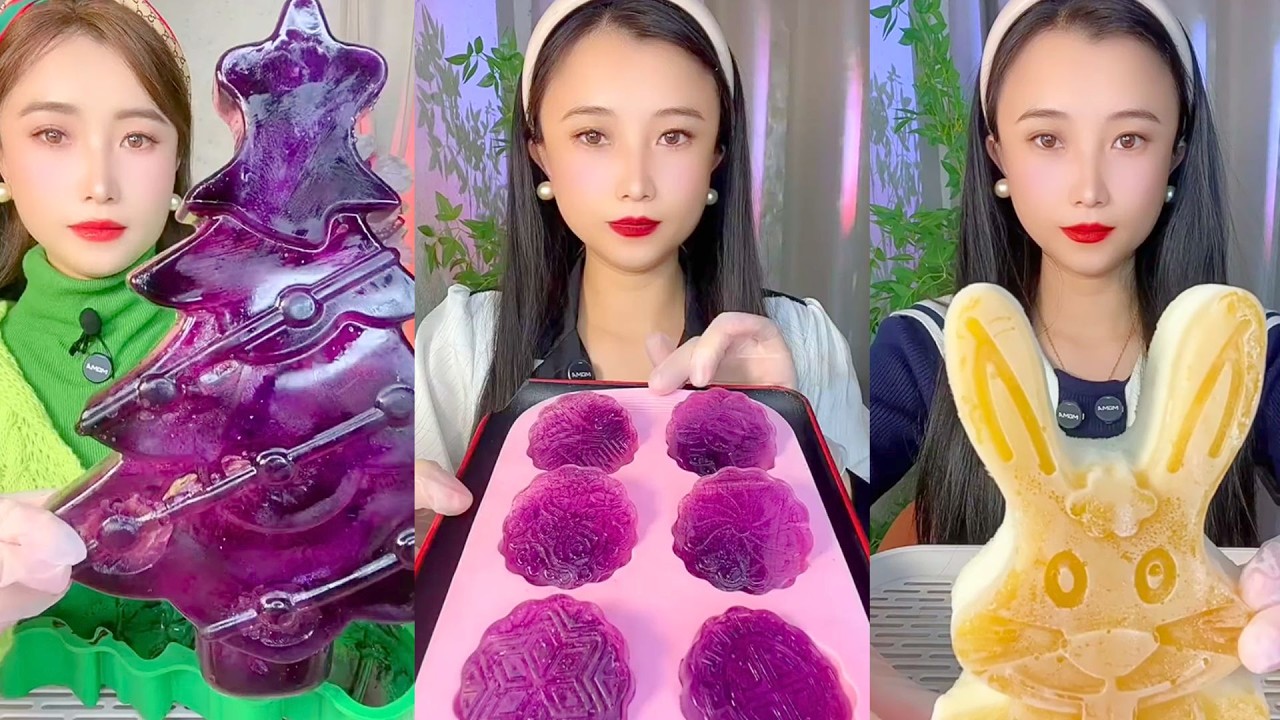 Crystal Bunny Candy and Purple Jelly Tree ASMR