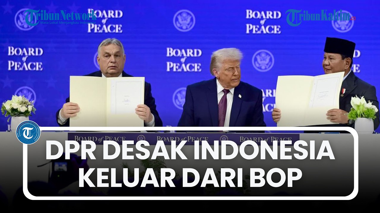 DPR Desak Indonesia Keluar dari Board of Peace, Risiko Geopolitik Pasca Invasi AS-Israel ke Iran