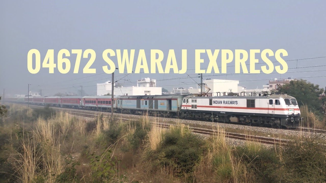 SWARAJ EXPRESS 04672 VAISHNO DEVI KATRA TO BANDRA TERMINUS FIRST RUN AFTER LOCKDOWN