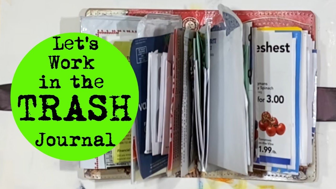 My TRASH JOURNAL explained | JOURNAL WITH ME | What do I do with a JUNK Journal?