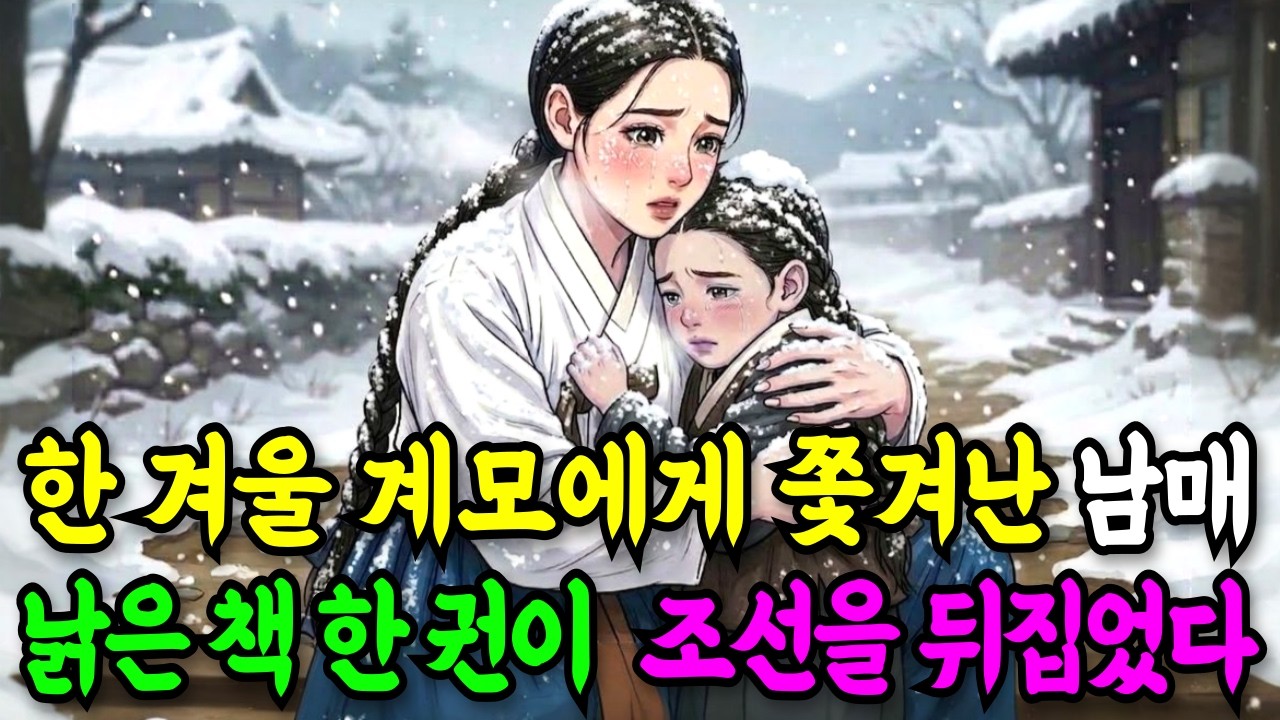 한겨울 계모에게 쫓겨난 어린 남매, 죽은 아버지의 책 한 권이 조선을 뒤집었다 야담 | 감동 | 옛날이야기ㅣ민담ㅣ오디오북