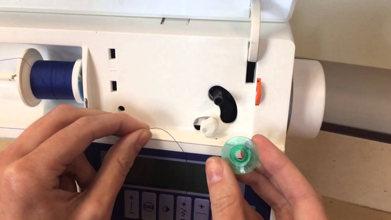 Winding the Bobbin on a Viking Sewing Machine