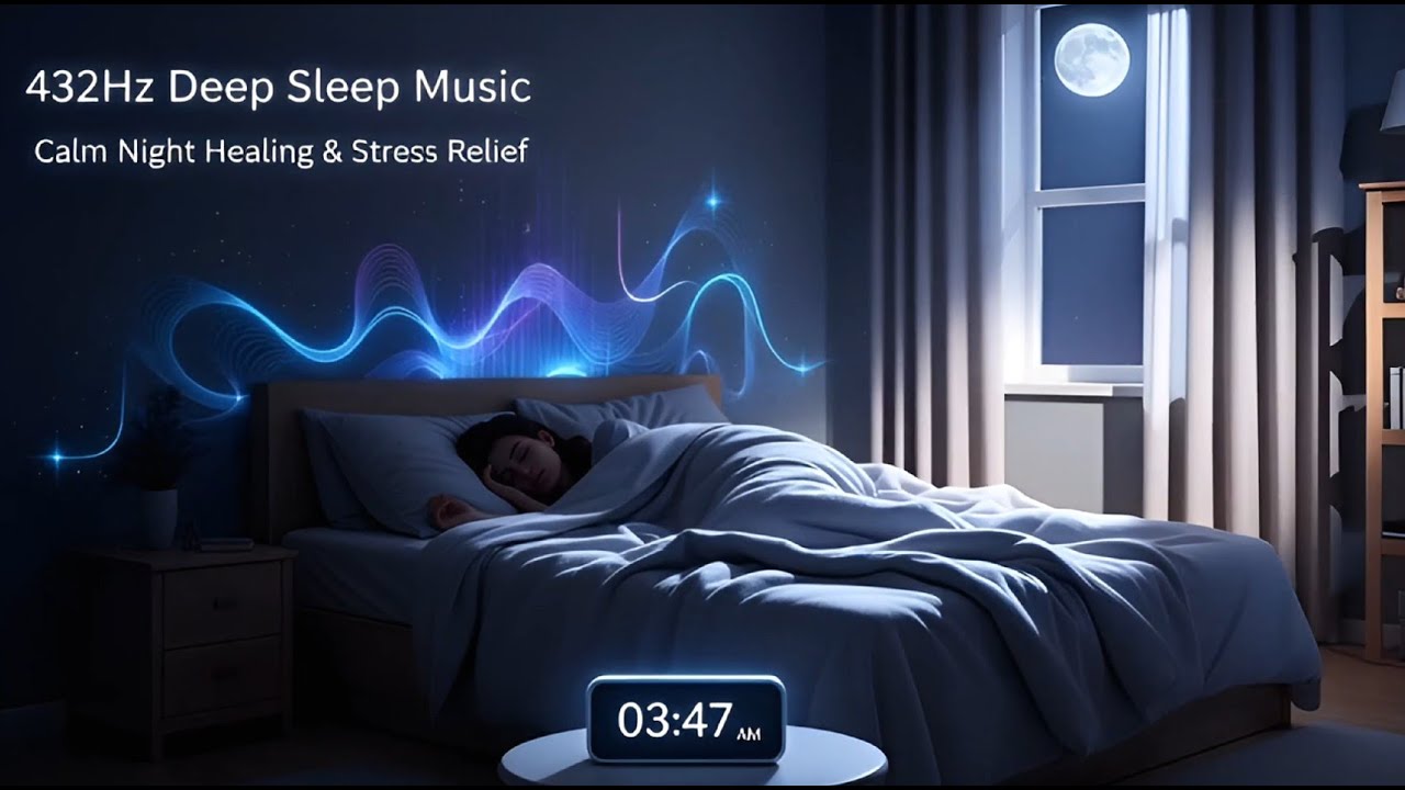 432Hz Sleep Music 8 Hours | Relax Your Nervous System