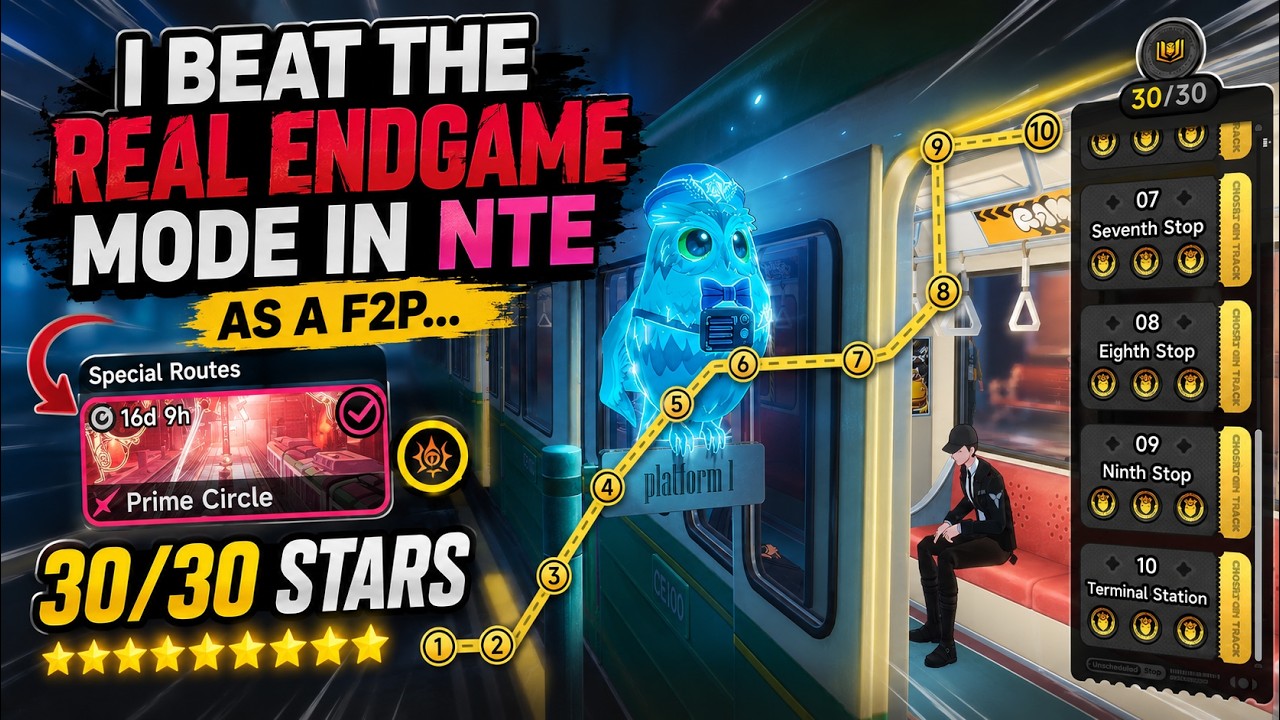 I Beat NTE&rsquo;s REAL ENDGAME as a F2P&hellip; 30/30 Stars PRIME CIRCLE | Neverness to Everness