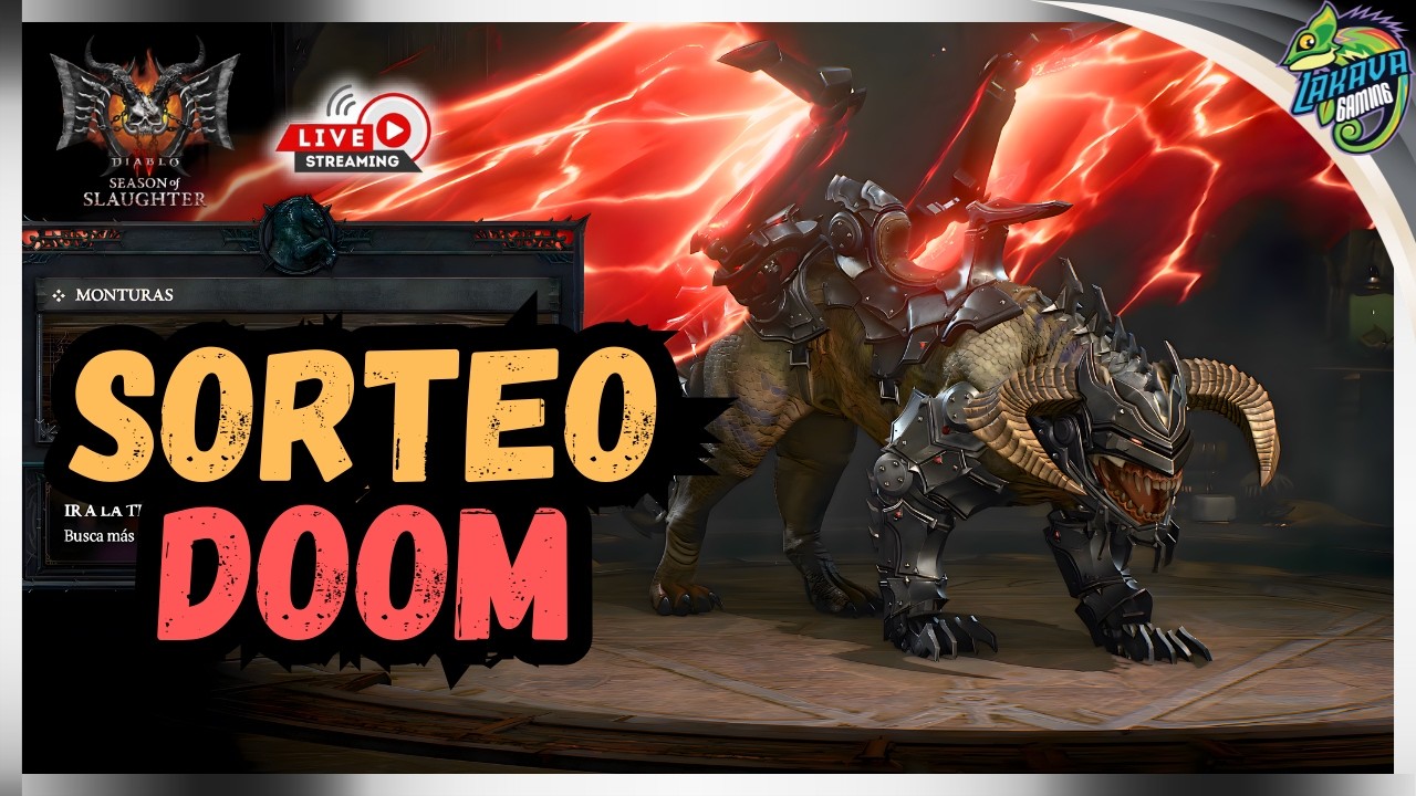 🔴En Vivo🔴 SORTEO de DOOM y Build Paladin a Tormento 4 Diablo 4 Season 12