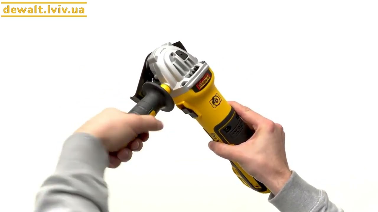 КУТОВА ШЛІФУВАЛЬНА МАШИНА DeWALT DWE4357