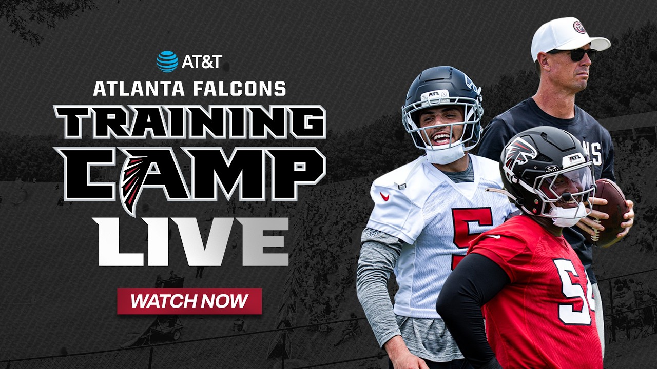 2026 Atlanta Falcons AT&T Training Camp Show | First Day of Pads | LIVE