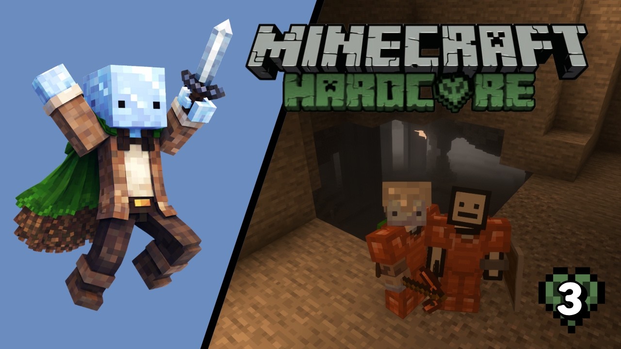 Esto es un CAOS! // #3 Minecraft Hardcore con @naviplaygames