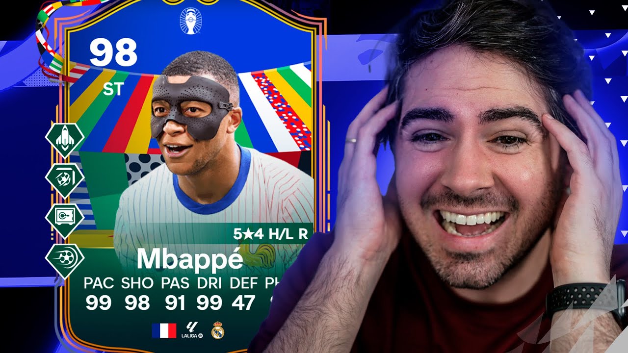 CONSEGUI O NOVO MBAPPE 98 DO REAL MADRID!!! FUT DRAFT FC 24