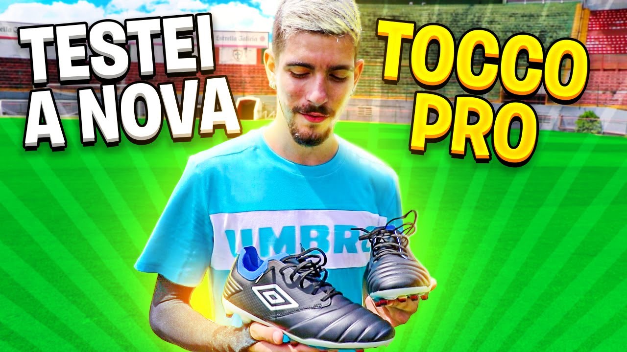 TESTANDO A NOVA CHUTEIRA UMBRO TOCCO PRO!! *EM ESTÁDIO PROFISSIONAL