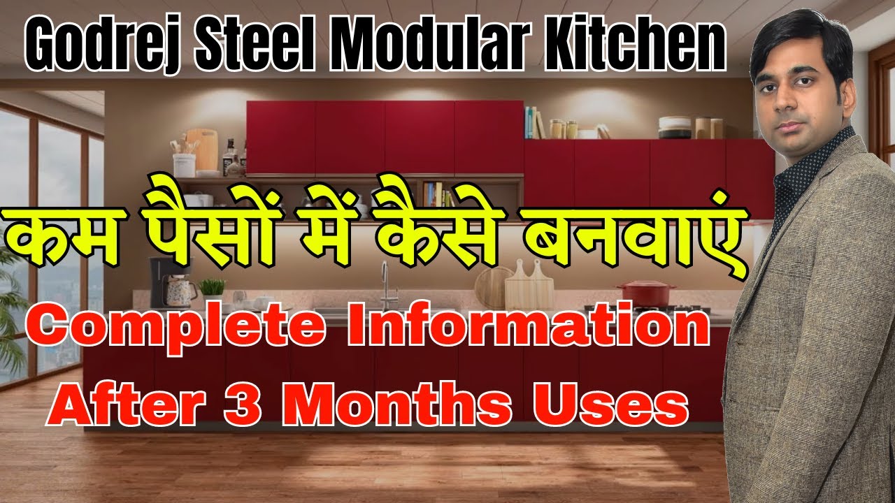 Godrej Interio Steel Modular Kitchen 2023 | I Installed Godrej Kitchen at Very Low Price, Explained?