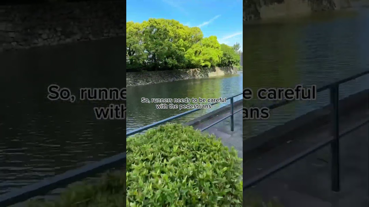 Imperial Palace Tokyo! Best Running Course & tips! #shorts #japan #reels #japantravel #tokyo