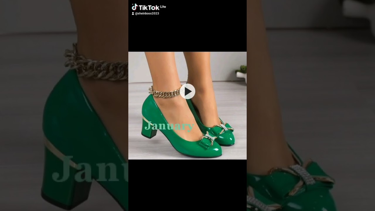 your month your green high heels part 1 #sheinboss