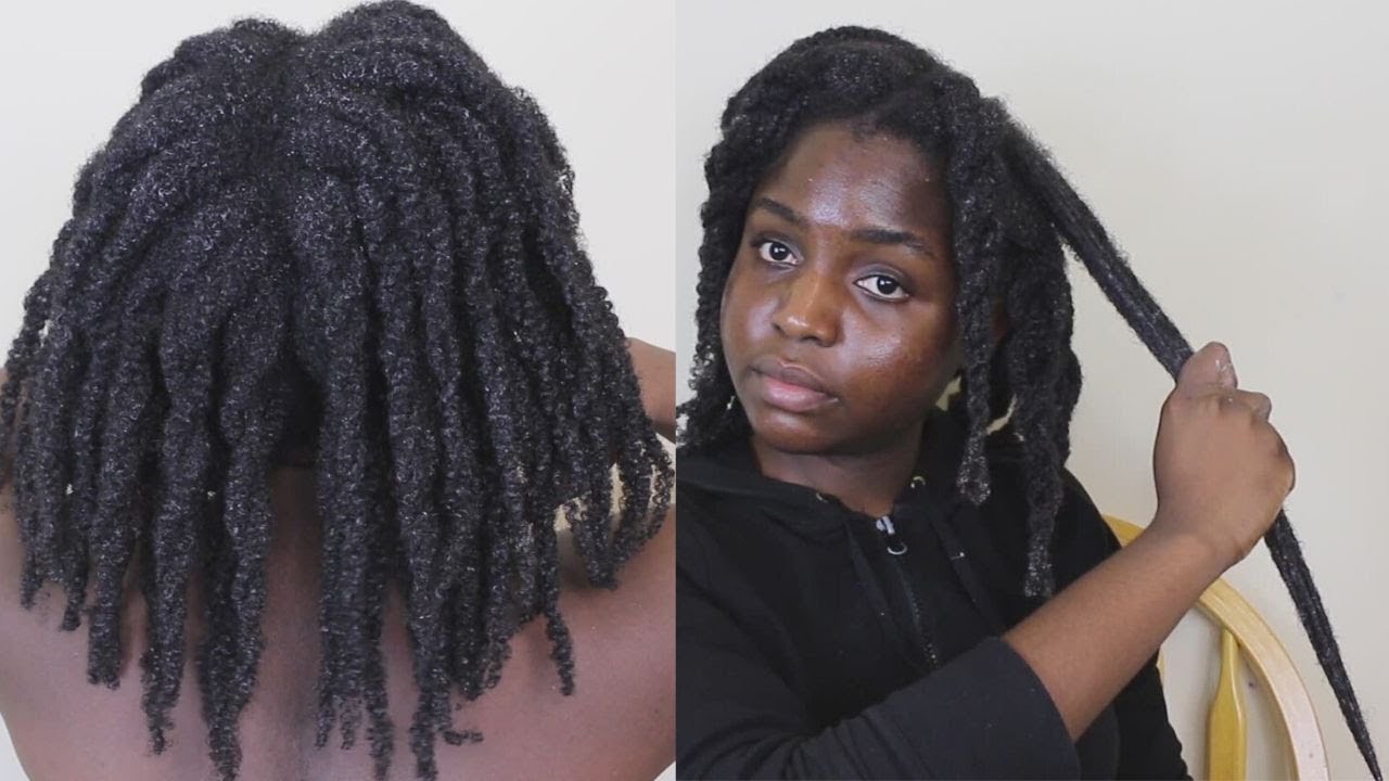 Washing my hair in twists to retain length on my 4c hair