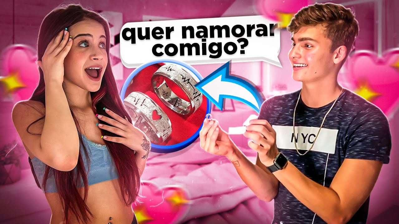 DEI UMA ALIANÇA DE NAMORO PARA A MARIA NICOLLY! •Irmãos Scribel•