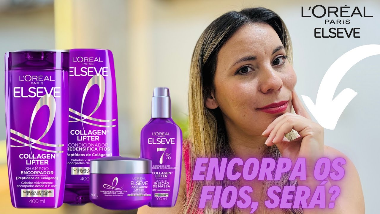 Elseve Collagen Lifter | Injeção de massa e colágeno para fios finos e sem volumes! 