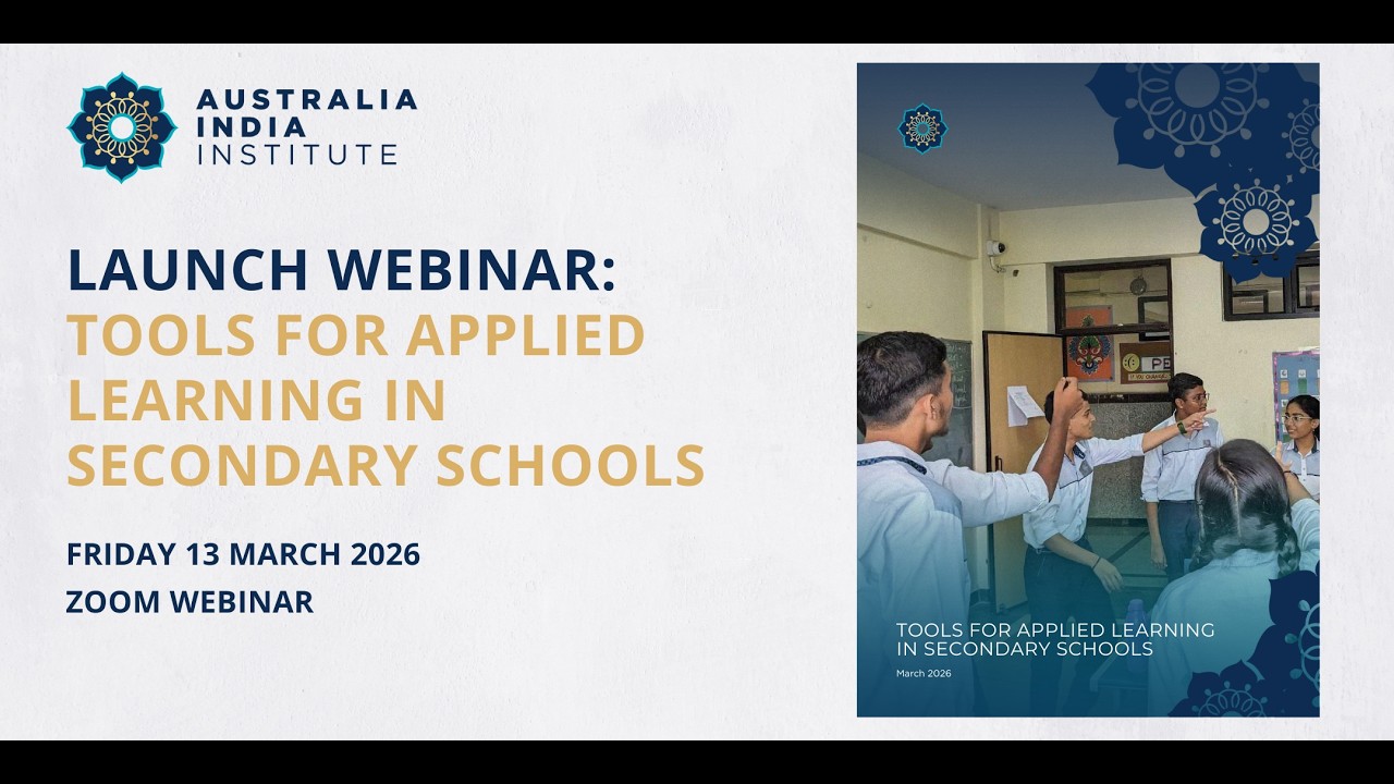 Launch Webinar: Tools for Applied Learning in Secondary Schools