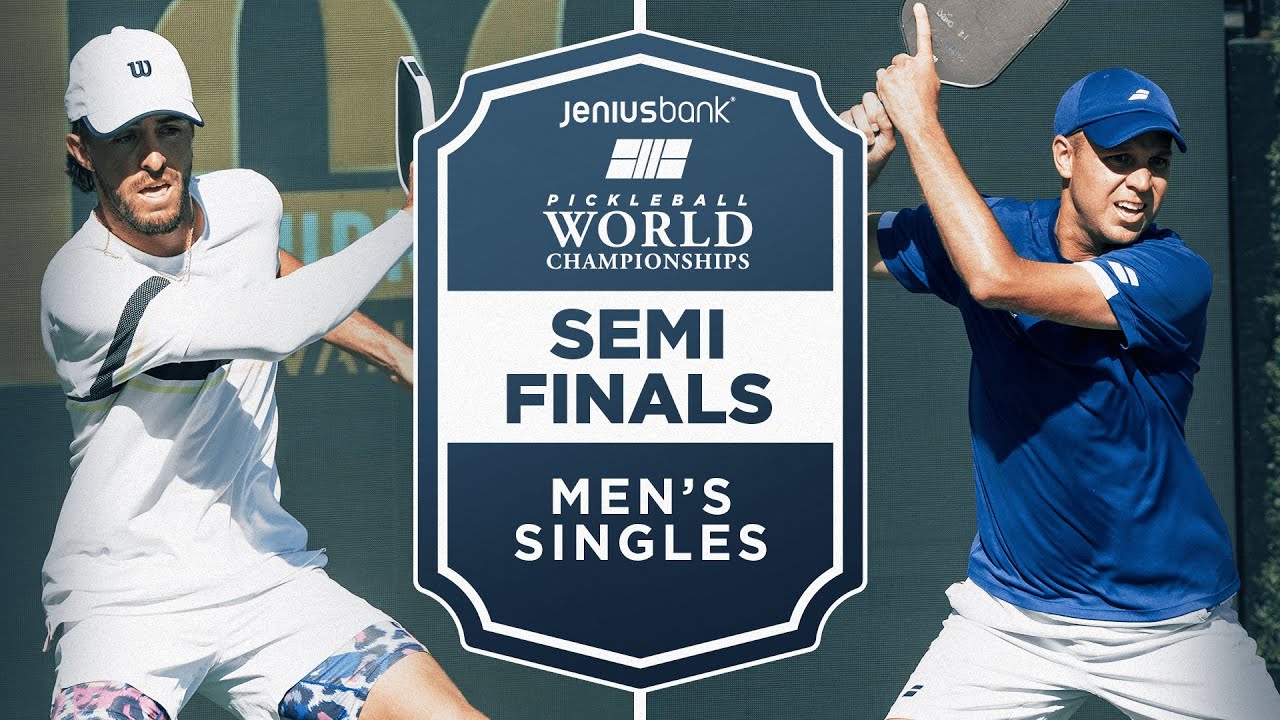 Hunter Johnson v Christopher Haworth at the Jenius Bank Pickleball World Championships