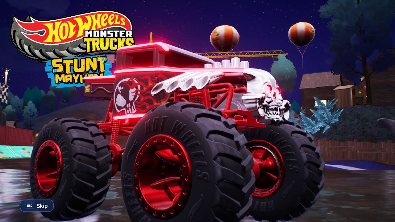 Hot Wheels Monster Trucks: Bone Shaker Glow Skin