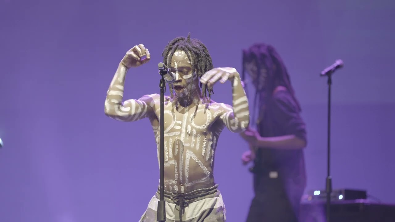 Sun Xa Experiment performing live at the 2nd World Sound Concert, Joburg Theatre.  South Africa.