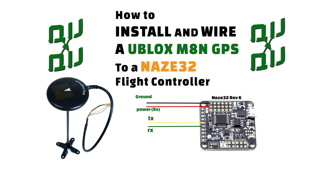 How to setup a Holy Bro M8N GPS compass unit with a Naze32 flight controller running Cleanflight.