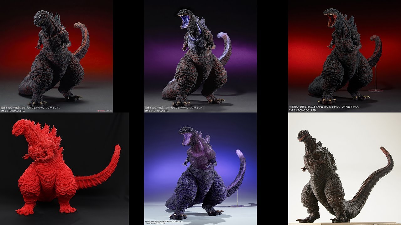 All X-Plus Gigantic Shin Godzilla Versions Compared by Their Owners, and the Kaiyodo Shin Godzilla!