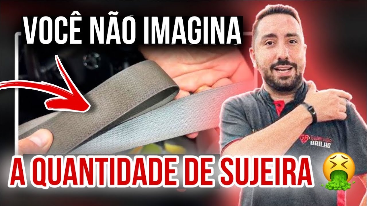 COMO LIMPAR O CINTO DE SEGURANÇA? | Duas Técnicas Diferentes