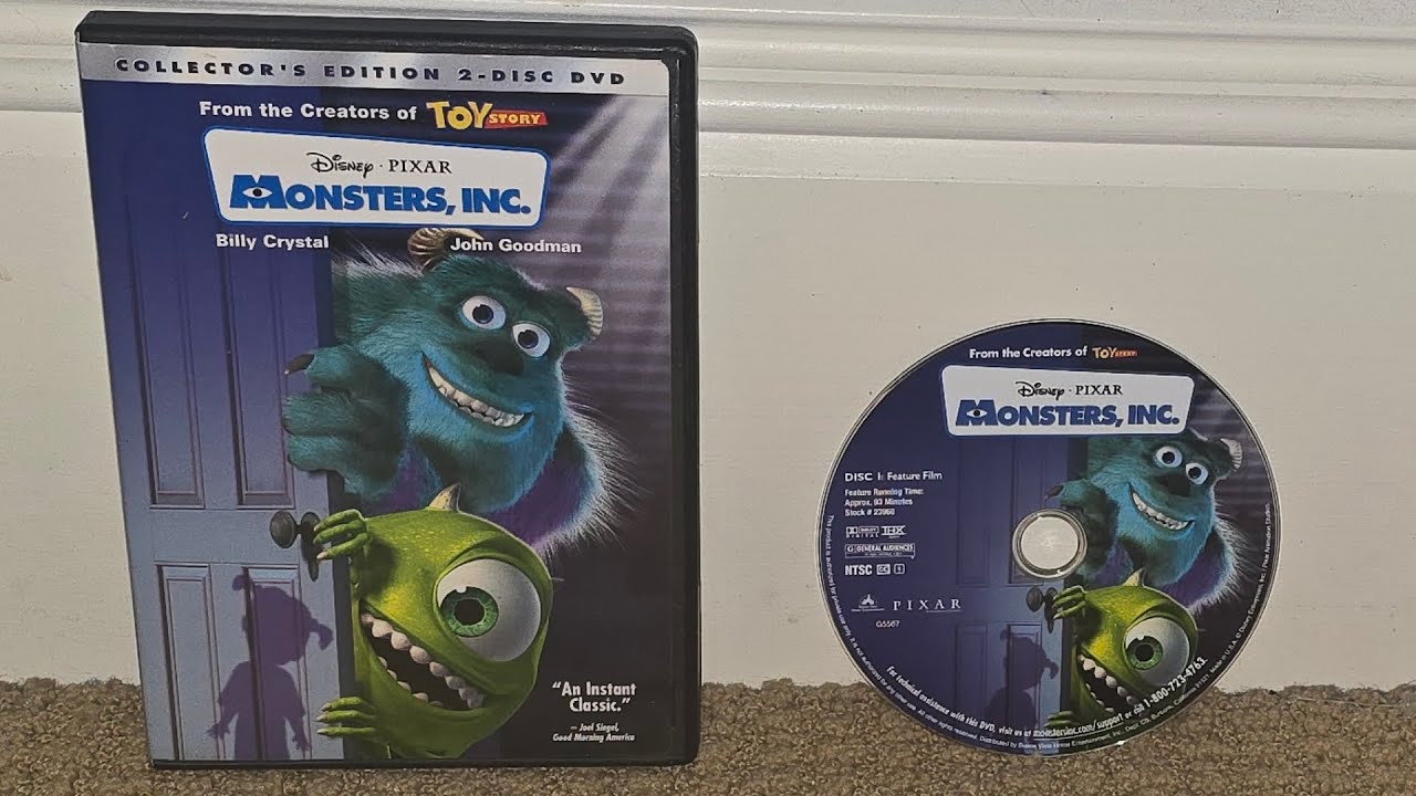 Monsters, Inc. USA DVD Walkthrough (2002)