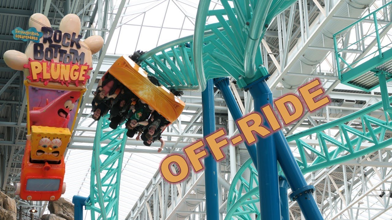 SpongeBob SquarePants Rock Bottom Plunge Off-Ride, Nickelodeon Universe Gerstlauer | Non-Copyright