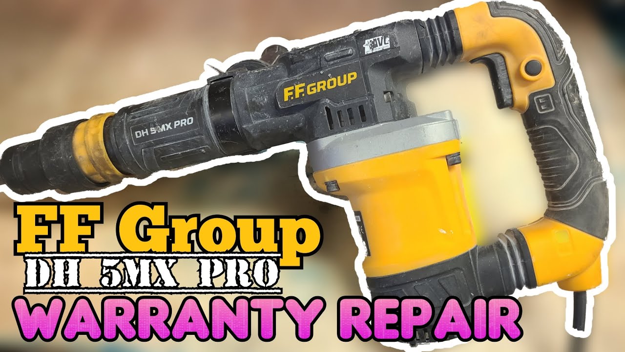 Repairing A FF Group DH 5MX PRO Hammer under warranty for FF Group.