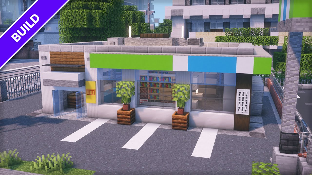 Minecraft Build : Convenience Store 🏪 | Tutorial