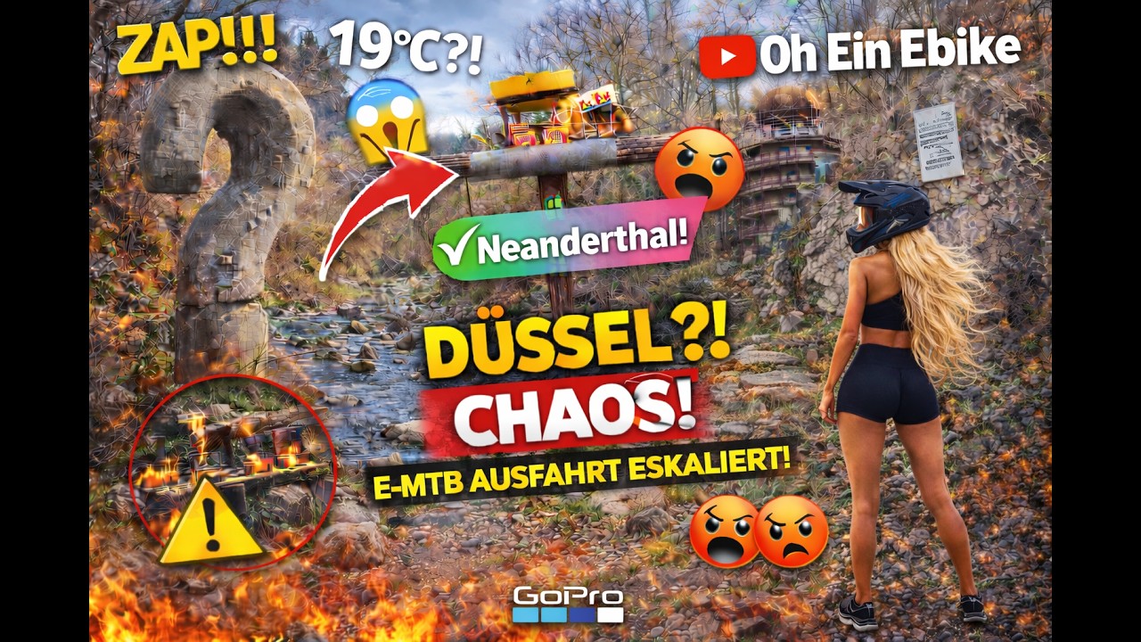 HUNDEBESITZER HÖREN NICHT… aber deren Hunde schon! 😱🔥 | Neanderthal Düssel E-MTB ESKALIERT bei 19°C?