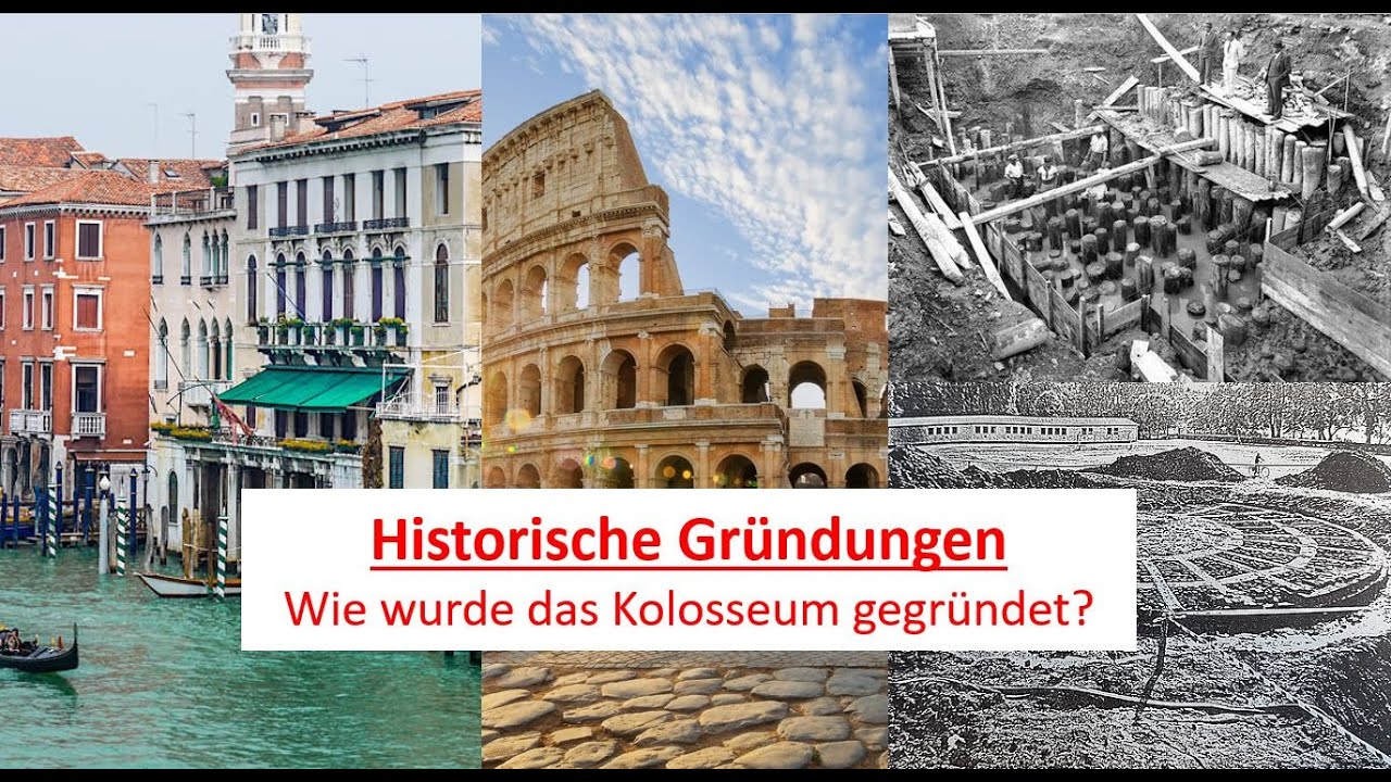 Historische Gründungen einfach erklärt | Holz-  und Steingründungen