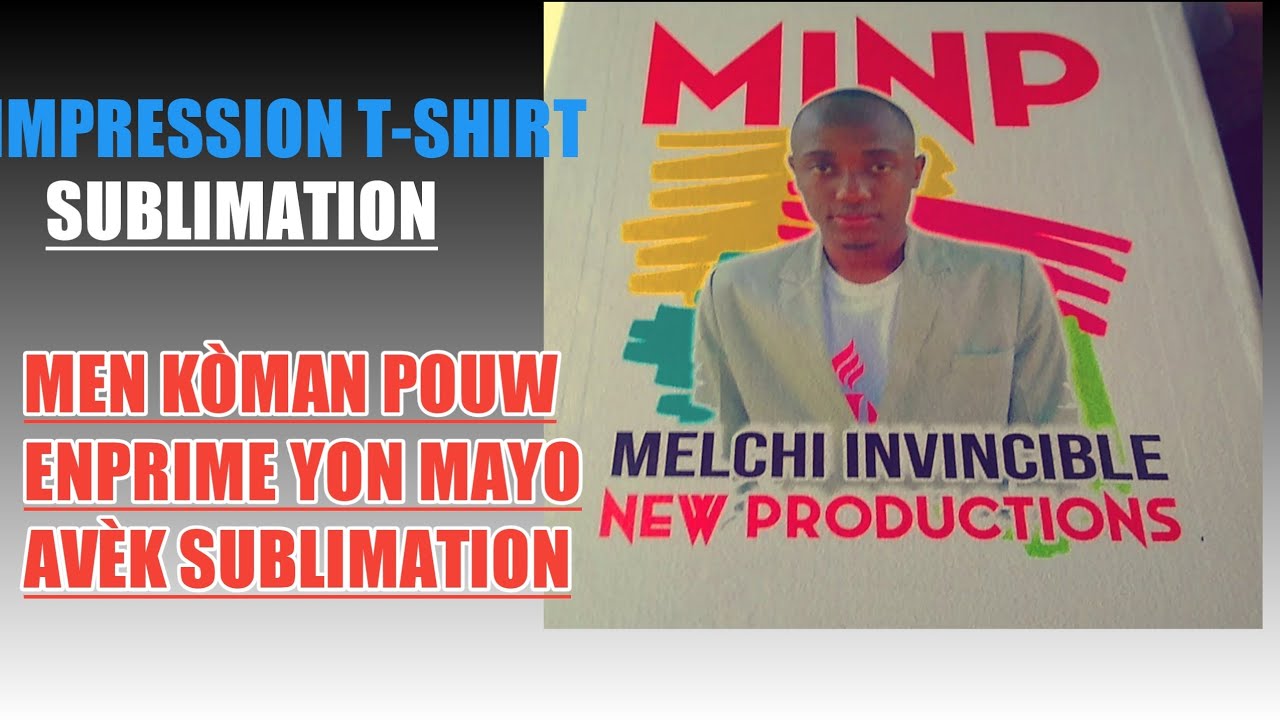 Men kòman pouw enprime mayo Sublimation / Impressions t-shirt sublimation #Minp#serigraphie