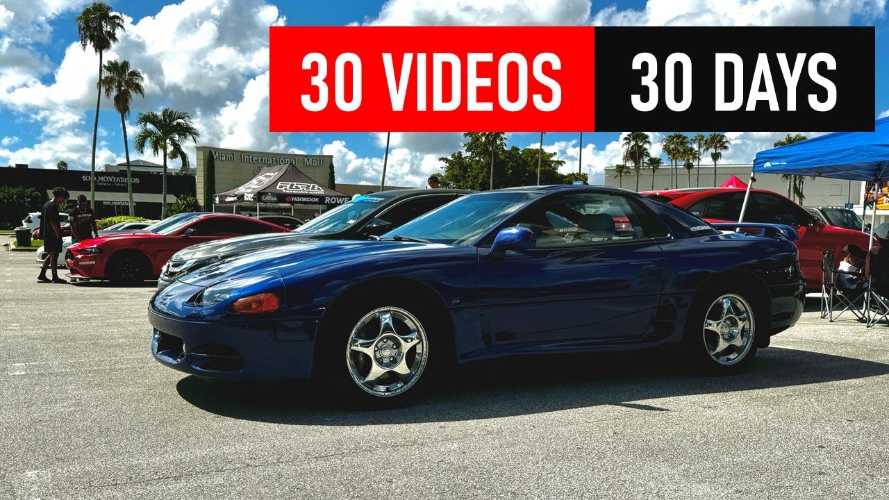 30 Videos in 30 Days - Cars and Coffee in my 3000GT VR4 POV
