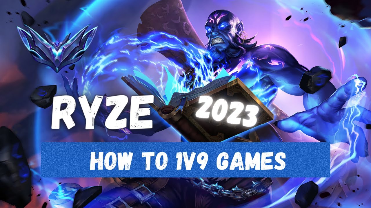 HOW TO 1V9 GAMES WITH RYZE - DIAMOND GAMEPLAY