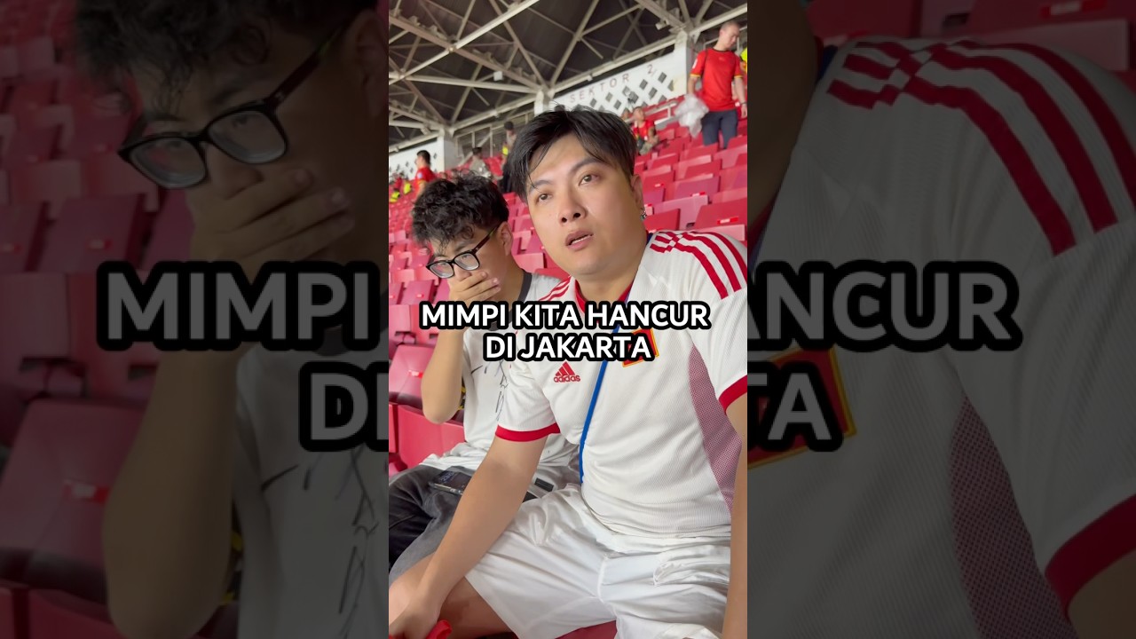 Tangisan supporter china di jakarta #indonesia #timnasindonesia #timnas #kualifikasipialadunia2026