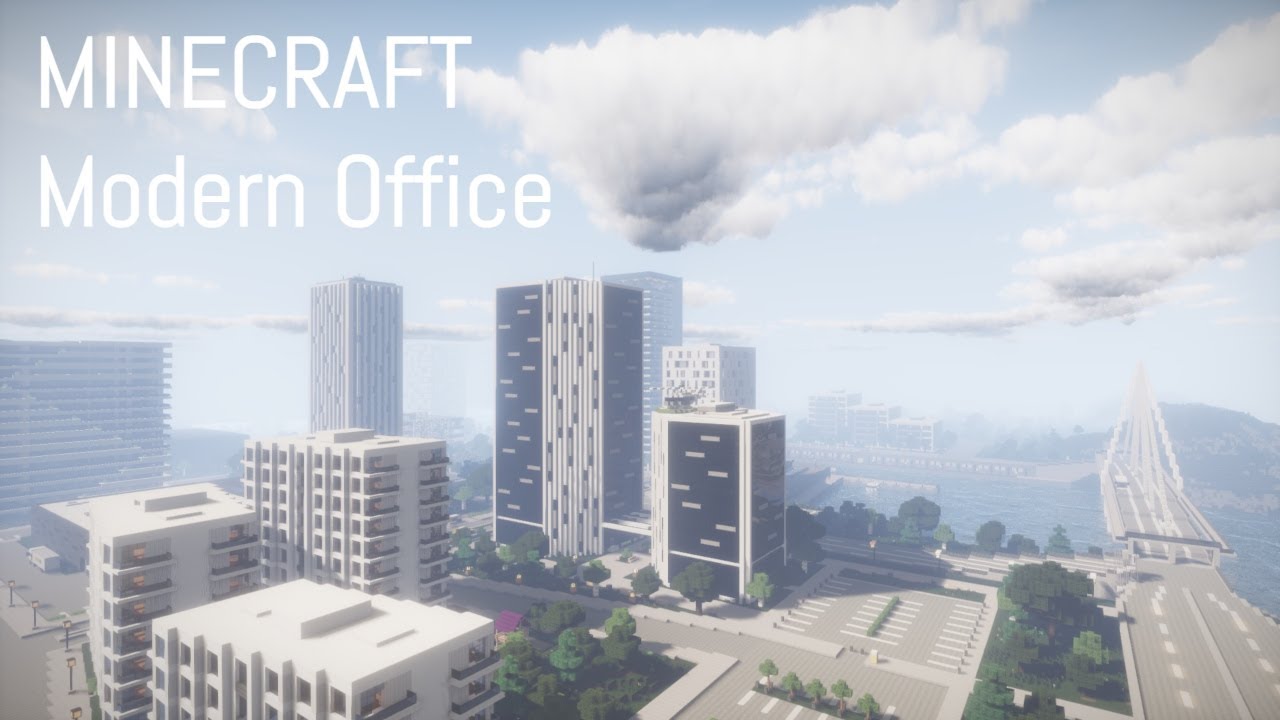Minecraft Modern Office Building 7 (full interior) + Download