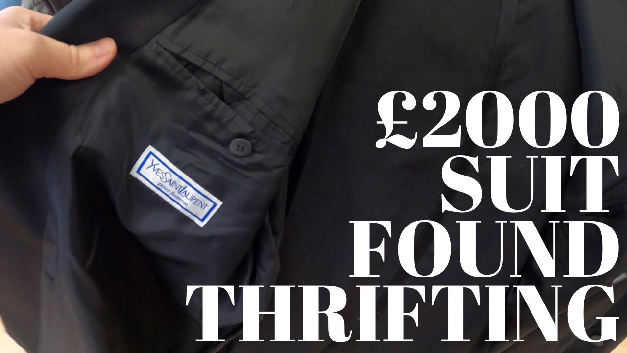 £2000 SUIT FOUND THRIFTING | CHARITY SHOP SHOPPING UK | COME THRIFTING WITH US