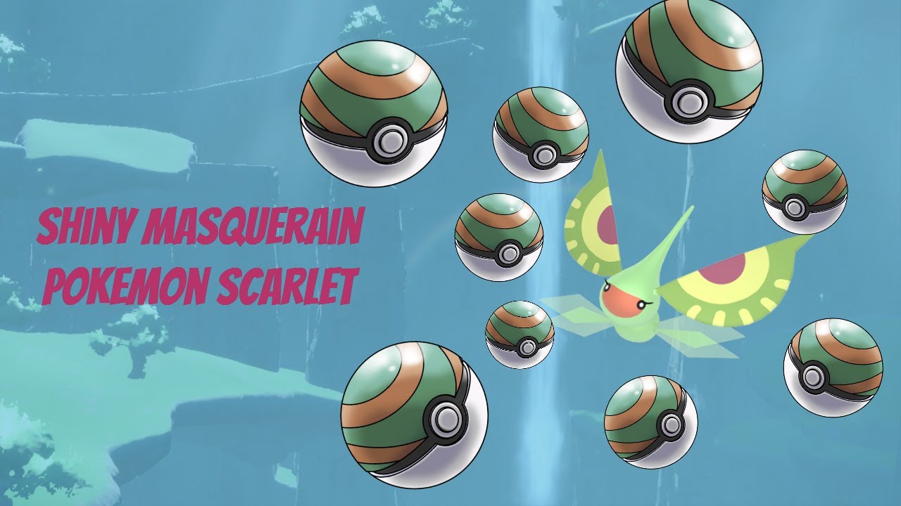 Struggling to Catch a Full Odds Shiny Masquerain for 4 Minutes and 25 Seconds