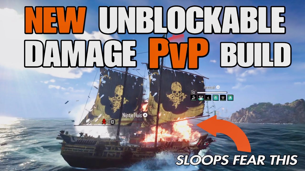 Skull and Bones fully upgraded Sambuk | Best PvP build | unlockable damage & high survivability