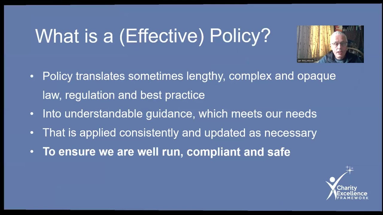 How to write charity policies using AI