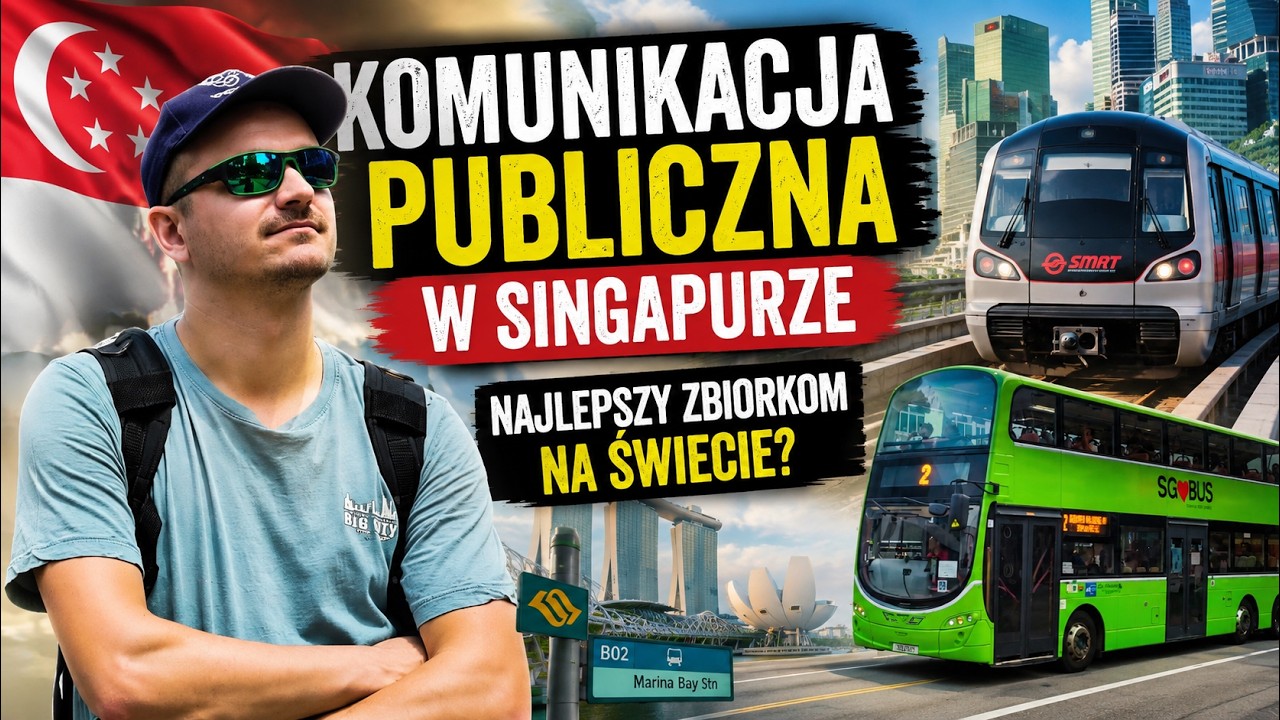 Singapur: jak sprawnie poruszać się po mieście przyszłości? Przewodnik po MRT i nie tylko! 4K