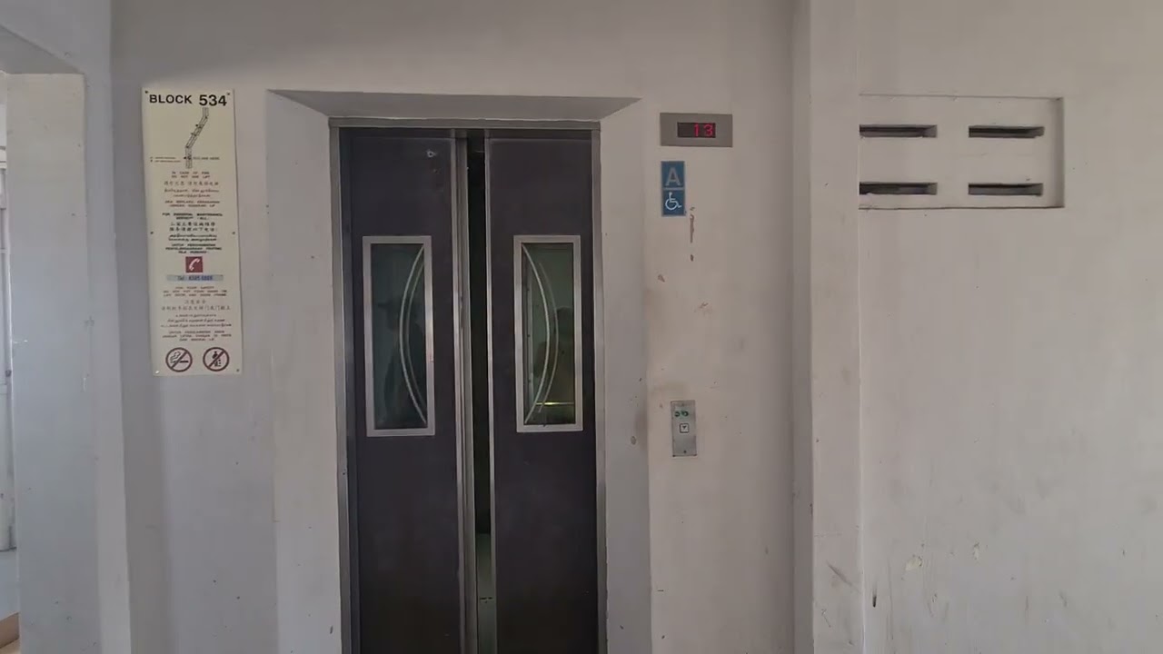 blk 534 bedok lift A fujitec