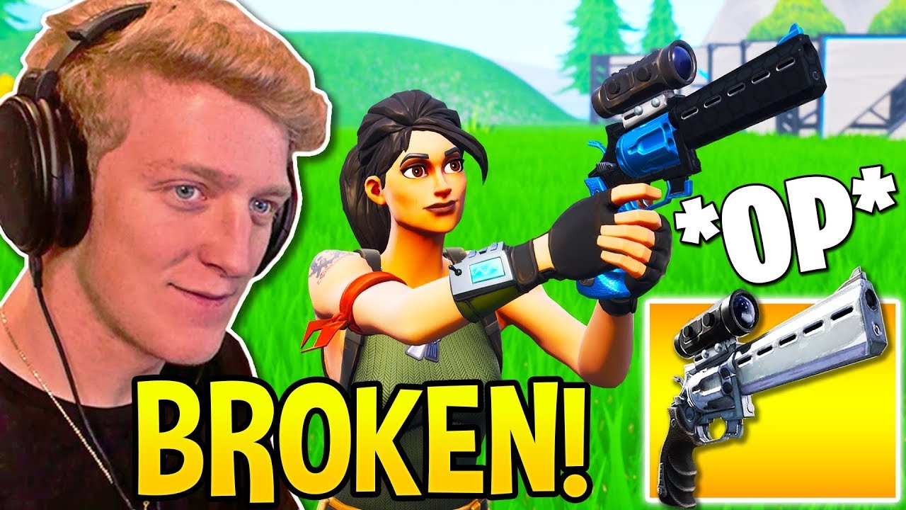 Tfue Might MAKE Fortnite NERF The SCOPED REVOLVER after This! *HUMAN AIMBOT*