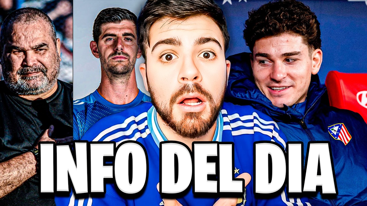 LA COBRA REACCIONA A INFO DEL DIA: COURTOIS VS CHILAVERT Y JULIAN ALVAREZ ENOJADO CON SIMEONE